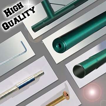 Benefit-USA Large Garden Support Arch for Climbing Plants