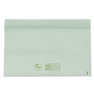 UNNI Compostable Snack Bags, Resealable Compostable Food Storage Bags, 50 Count, 6.5 x 3.7 inches, E...