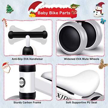 XJD Baby Balance Bike for Toddlers 10-36 Months