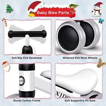 XJD Baby Balance Bike for Toddlers 10-36 Months