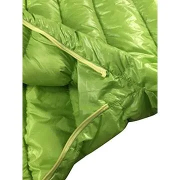 AEGISMAX Mini 6 Degree 800FP Goose Down Sleeping Bag Ultralight Down Sleeping Bag for Backpacking and Camping for Men & Women (Green, Regular)…