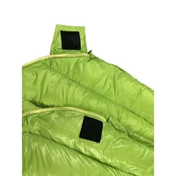AEGISMAX Mini 6 Degree 800FP Goose Down Sleeping Bag Ultralight Down Sleeping Bag for Backpacking and Camping for Men & Women (Green, Regular)…
