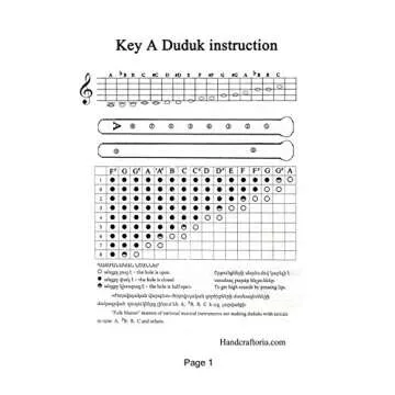 Handmade Armenian Duduk with 2 Reeds and Gift Flute