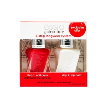 Essie Gel Couture Nail Polish Kit - Scarlet Red Nail Polish