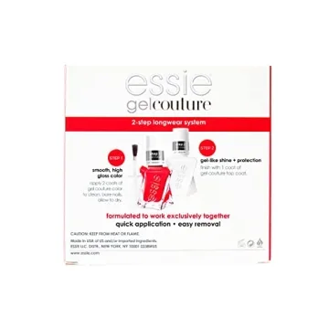 Essie Gel Couture Nail Polish Kit - Scarlet Red Nail Polish