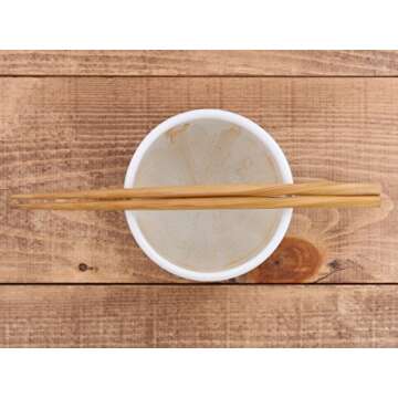 Zen Table Japan Round Mortar & Pestle Set (Suribachi & Surikogi) 4.2 inches Made in Japan - White