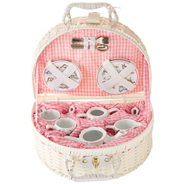 Delton Products Butterfly Tea Set for Kids