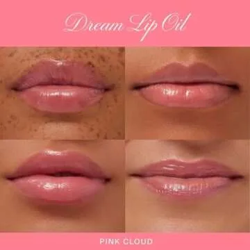 Summer Fridays Dream Lip Oil - Tinted Lip Oil with Moisturizing Sheer Coverage, High-Shine and Deep Hydration - Non-Sticky Formula for Long-Lasting Softness - Pink Cloud (0.15 Oz)