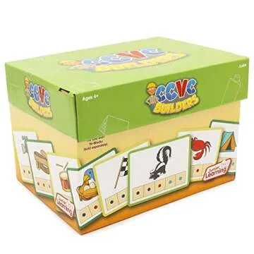 Junior Learning CCVC Builder Cards for Early Readers