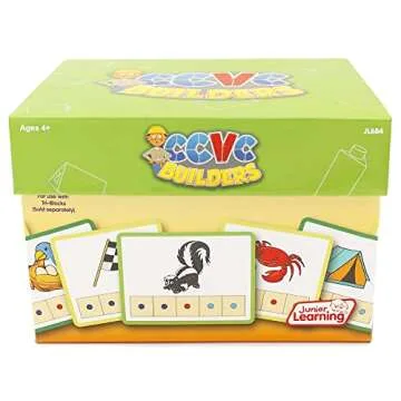 Junior Learning CCVC Builder Cards for Early Readers