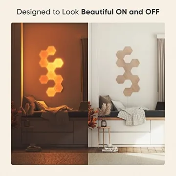 Nanoleaf Elements Wood Look Hexagons for Stunning Ambience