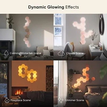 Nanoleaf Elements Wood Look Hexagons for Stunning Ambience