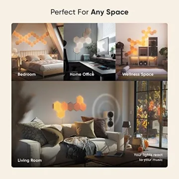 Nanoleaf Elements Wood Look Hexagons for Stunning Ambience