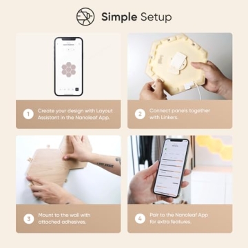 Nanoleaf Elements Wood Look Hexagons for Stunning Ambience