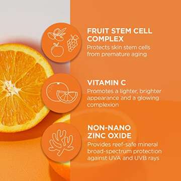 Andalou Naturals Vitamin C BB Beauty Balm Sheer Tint SPF 30, 2-in-1 BB Cream & Face Sunscreen with Broad Spectrum Protection, Mineral Sunscreen with Non-Nano Zinc Oxide, 2 Fl Oz