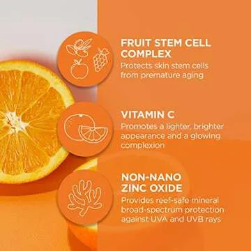 Andalou Naturals Vitamin C BB Beauty Balm Sheer Tint SPF 30, 2-in-1 BB Cream & Face Sunscreen with Broad Spectrum Protection, Mineral Sunscreen with Non-Nano Zinc Oxide, 2 Fl Oz