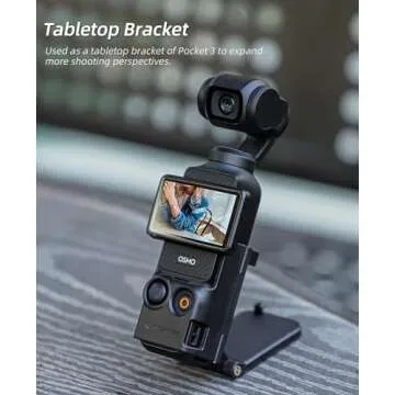 LIBOQIAO Multifuctional Magnetic Bracket Mount Compatible with DJI OSMO Pocket 3 Expansion Adapter Magnet Steering Holder Bracket,DJI OSMO Pocket 3 Accessories