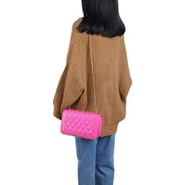 Lola Mae Stylish Crossbody Bags for Women - Quilted Handbag