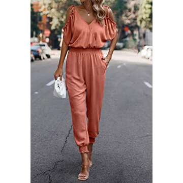 PRETTYGARDEN Women’s Casual Wrap Jumpsuit – Timeless Style