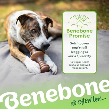 Benebone Zaggler Dog Chew Toy for Aggressive Chewers