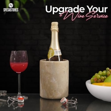 Stylish Travertine Wine Cooler for Elegant Entertaining