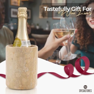 Stylish Travertine Wine Cooler for Elegant Entertaining