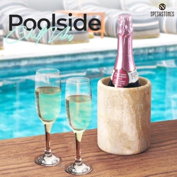 Stylish Travertine Wine Cooler for Elegant Entertaining