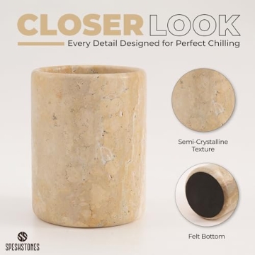 Stylish Travertine Wine Cooler for Elegant Entertaining