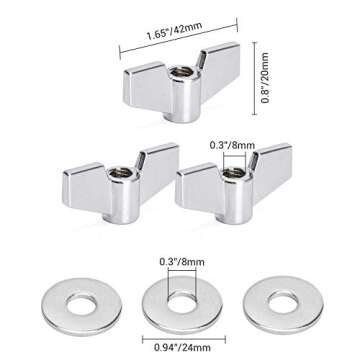 Facmogu 23-Piece Cymbal Set - Essential Drumming Accessories