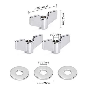 Facmogu 23-Piece Cymbal Set - Essential Drumming Accessories