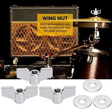 Facmogu 23-Piece Cymbal Set - Essential Drumming Accessories