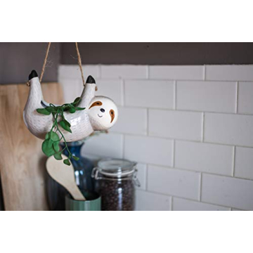 Unique Sloth Planter for Garden Lovers and Gifts