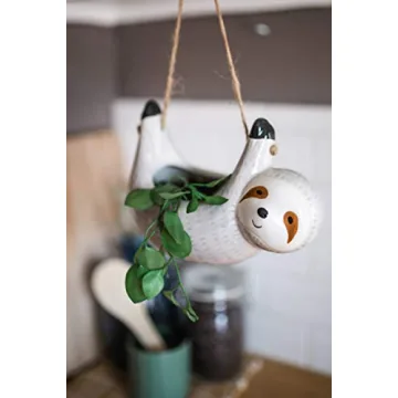 Unique Sloth Planter for Garden Lovers and Gifts