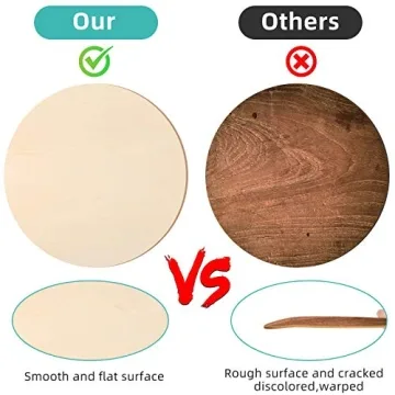 Versatile 18 Inch Wood Circles for Crafting and Home Decor