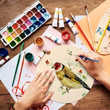 Versatile 18 Inch Wood Circles for Crafting and Home Decor