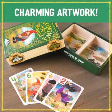 Grandpa Beck's Games Gnoming A Round | Fun Family Card Game | Enjoyed by Kids, Teens, & Adults | from The Creators of Cover Your Assets - 2-7 Players, Ages 7+