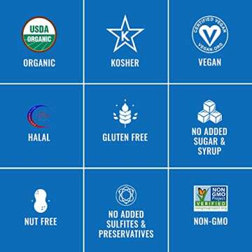 Premium Organic Soft Prunes in 2.5 Pound Bulk Bag