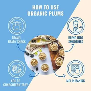 Premium Organic Soft Prunes in 2.5 Pound Bulk Bag