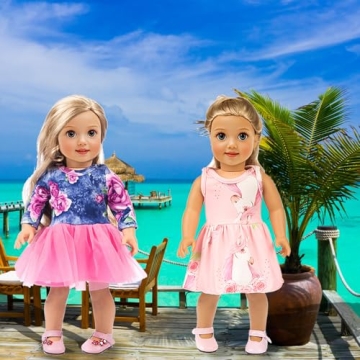 10 Trendy Doll Outfits Set for 18 Inch Dolls