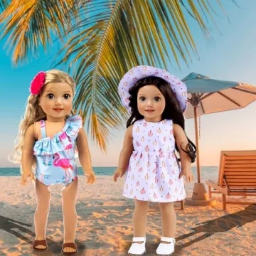 10 Trendy Doll Outfits Set for 18 Inch Dolls