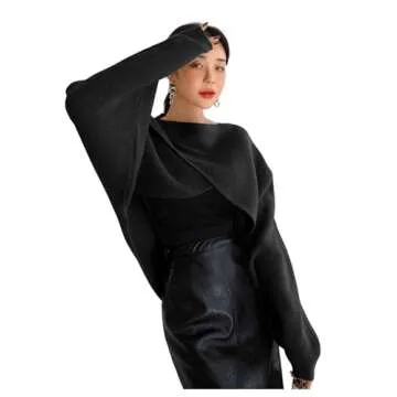 Stylish Criss Cross Boat Neck Sweater for Women