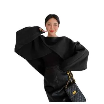 Stylish Criss Cross Boat Neck Sweater for Women