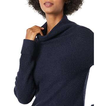 Daily Ritual Cozy Boucle Mock Neck Sweater for Women