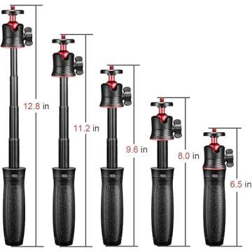 FitStill Mini Selfie Stick Tripod for iPhone & Cameras - Pocket-Sized & Lightweight