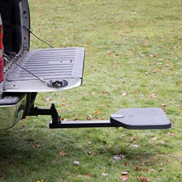 Heininger Automotive PortablePet TwiStep Pet Step for Pickup Trucks Pet Travel