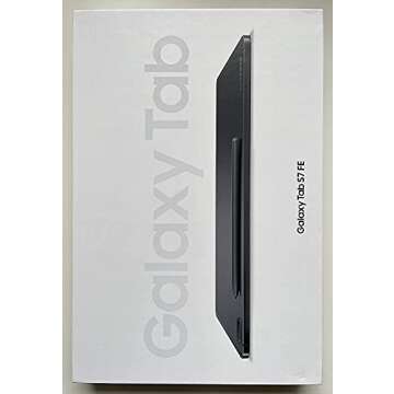 SAMSUNG Galaxy Tab S7 FE 2021 Android Tablet 12.4” Screen WiFi 64GB S Pen Included Long-Lasting Battery Powerful Performance, (Mystic Black)