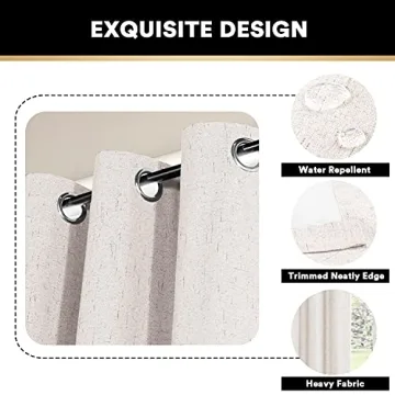 Elegant PrinceDeco Blackout Curtains for Home Comfort