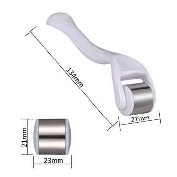 URYOUTH Ice Roller 2 Kits set Face Body Massage Stainless Steel Wheel/ABS Wheel Prevent Wrinkles Anti Aging for Face & Eye wrinkle Puffiness,Migraine,Pain Relief and Minor Injury