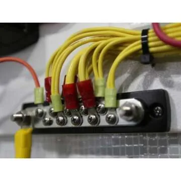 Blue Sea Systems 2300 150 Amp Common BusBar with 10 screws and a cover