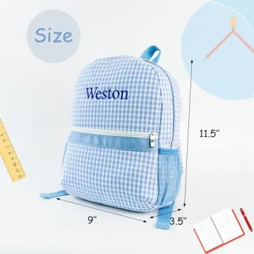 MT WORLD Personalized Kids Backpack for Daycare Adventures